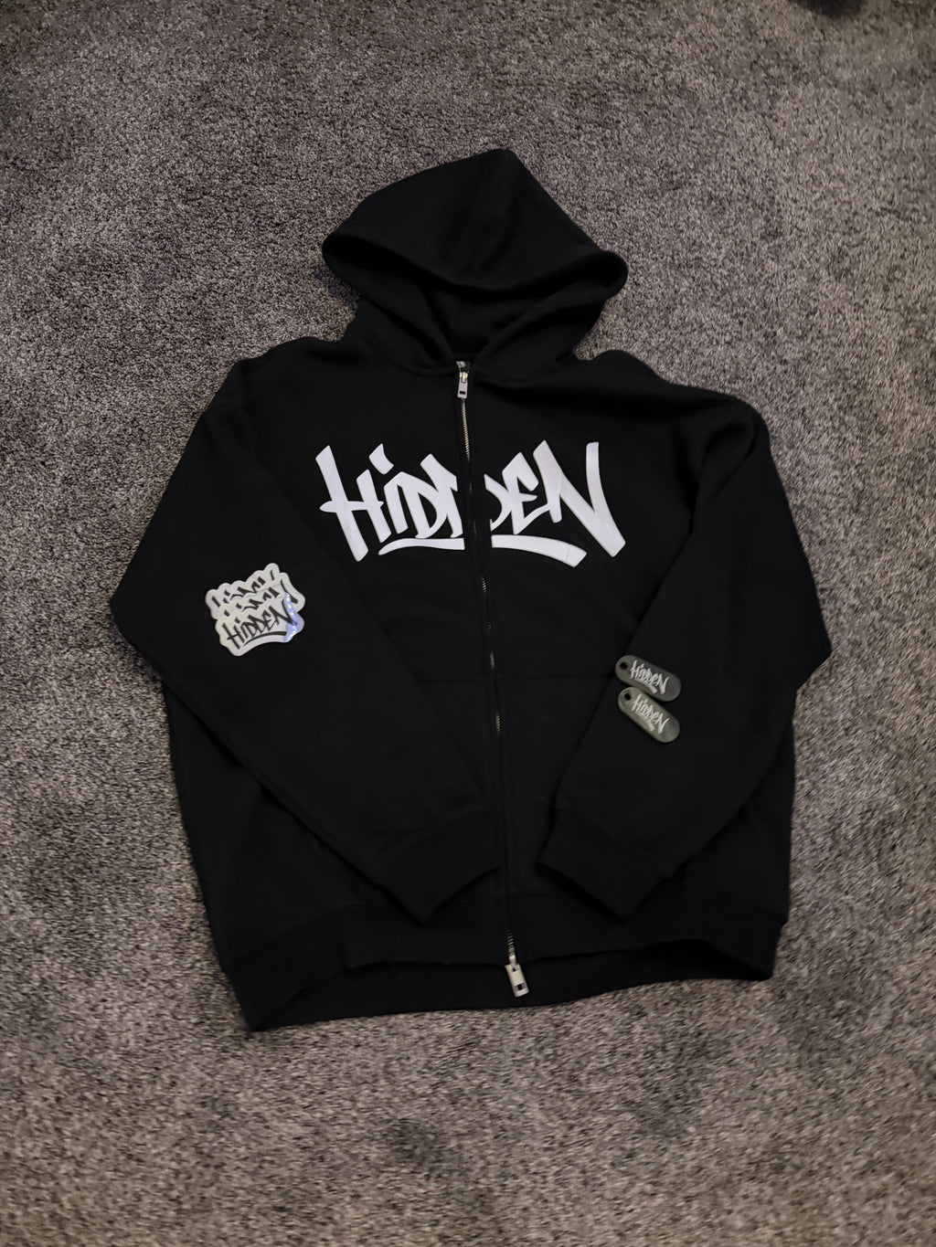 Hidden classic zip up