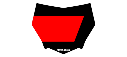 CUSTOM MotoCutz  NUMBER PLATE DECAL