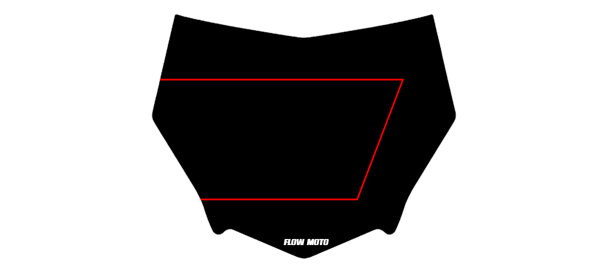 CUSTOM MotoCutz  NUMBER PLATE DECAL